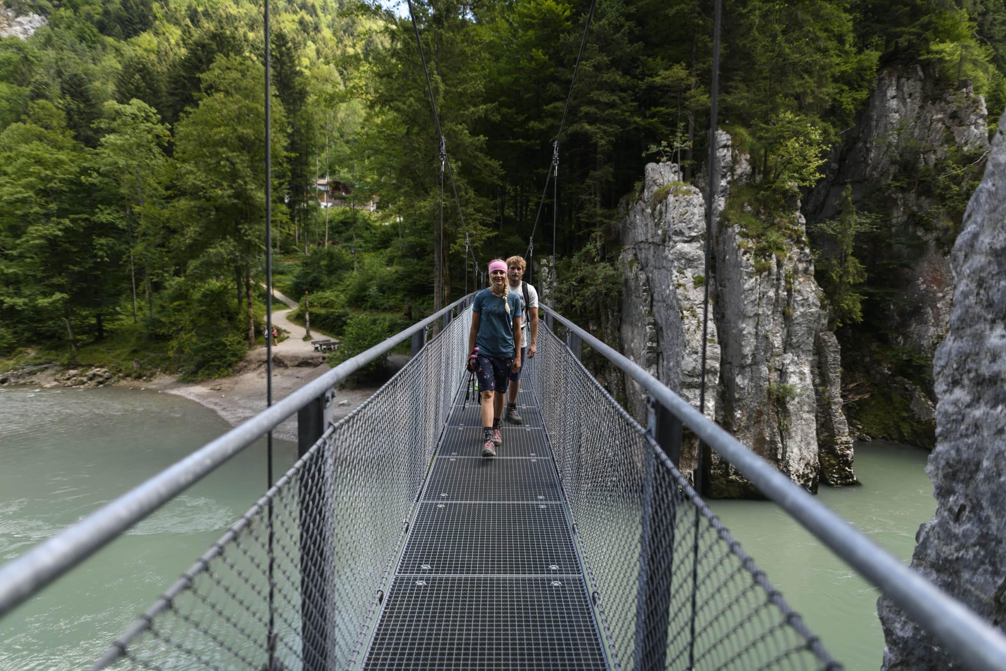 Hängebrücke am Schmugglerweg