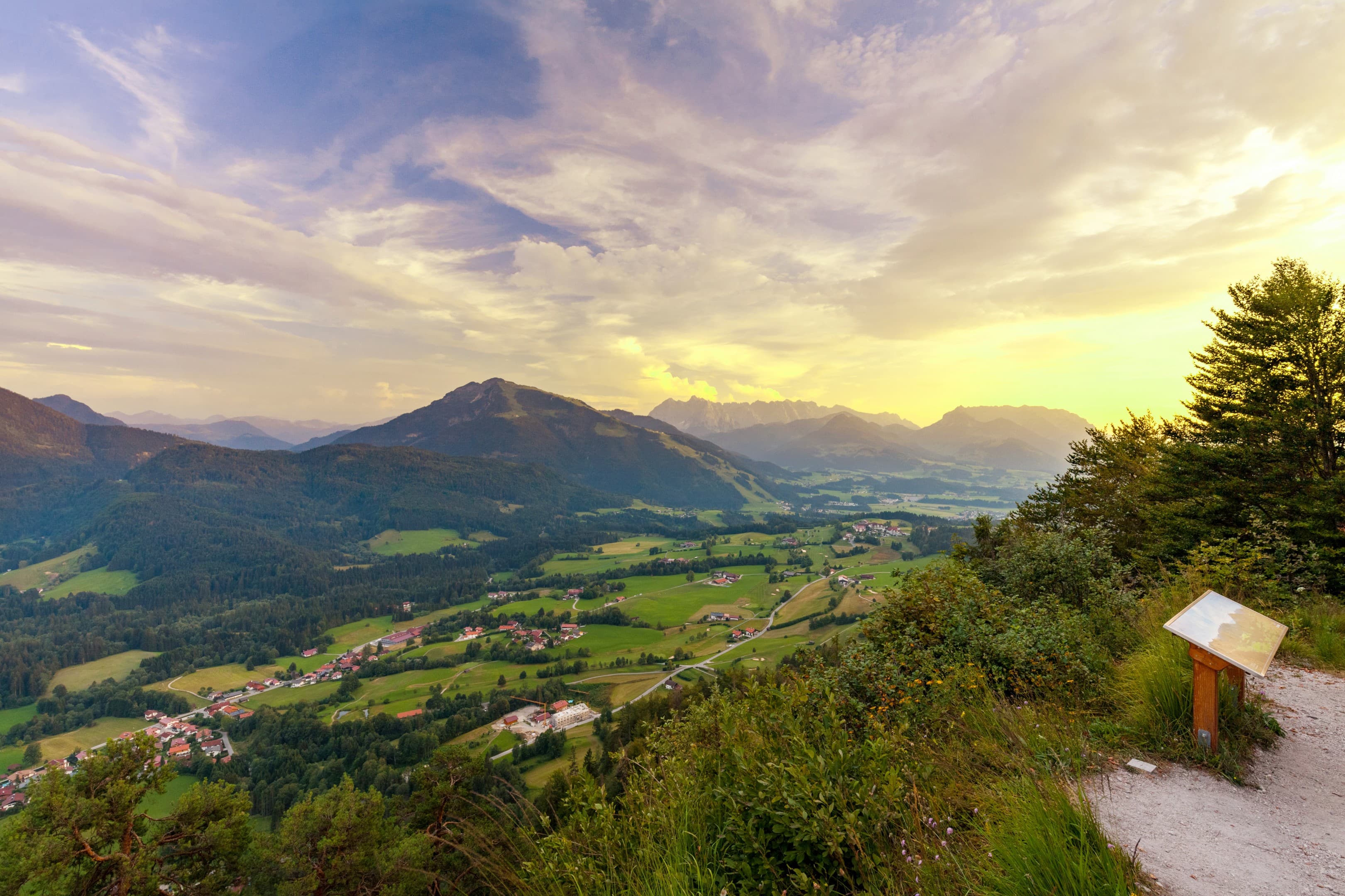 Ausblick vom Wetterkreuz